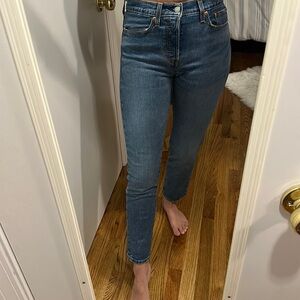 Levi’s vintage colored skinny jeans